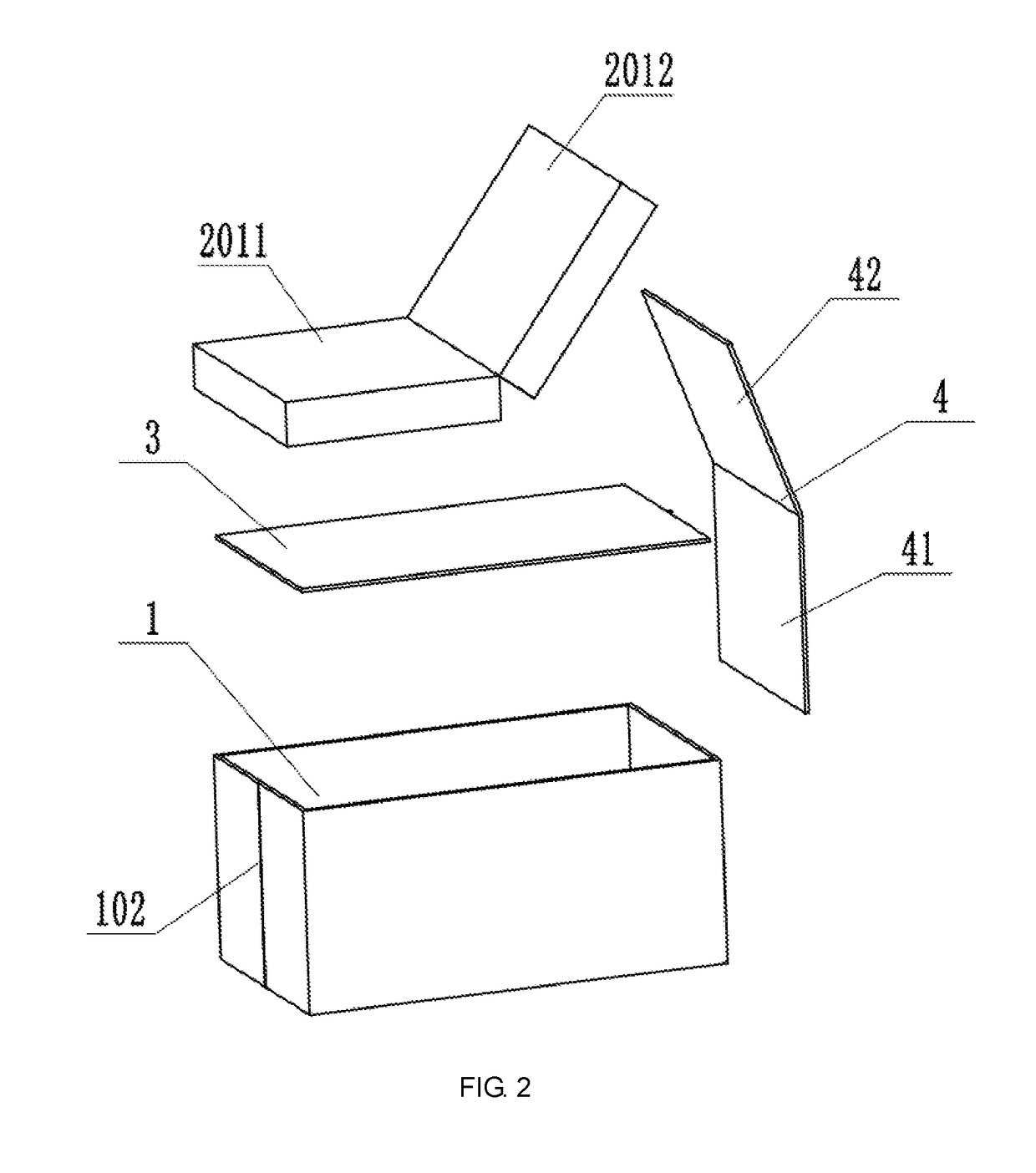 Folding storage stool