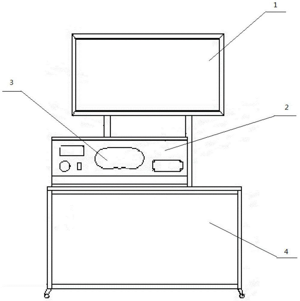 Data set displaying and checking system of automobile engine experiment table