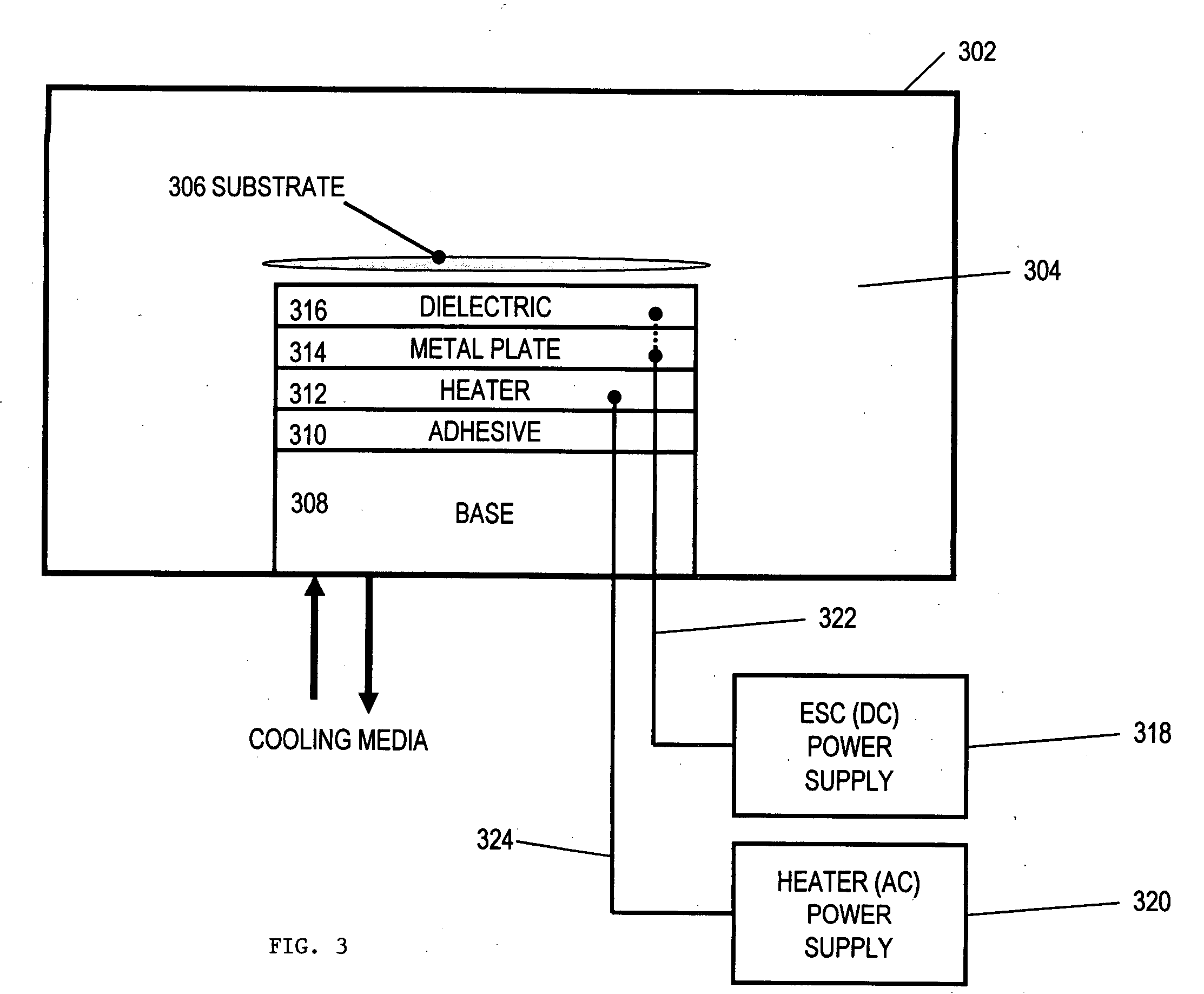 Apparatus for spatial and temporal control of temperature on a substrate