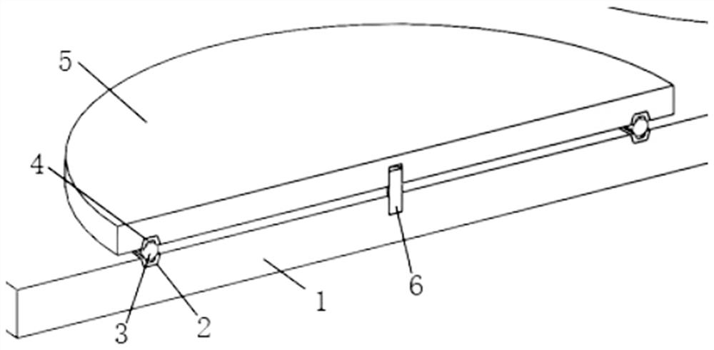 High-temperature-resistant ceramic coating graphite tray assembly