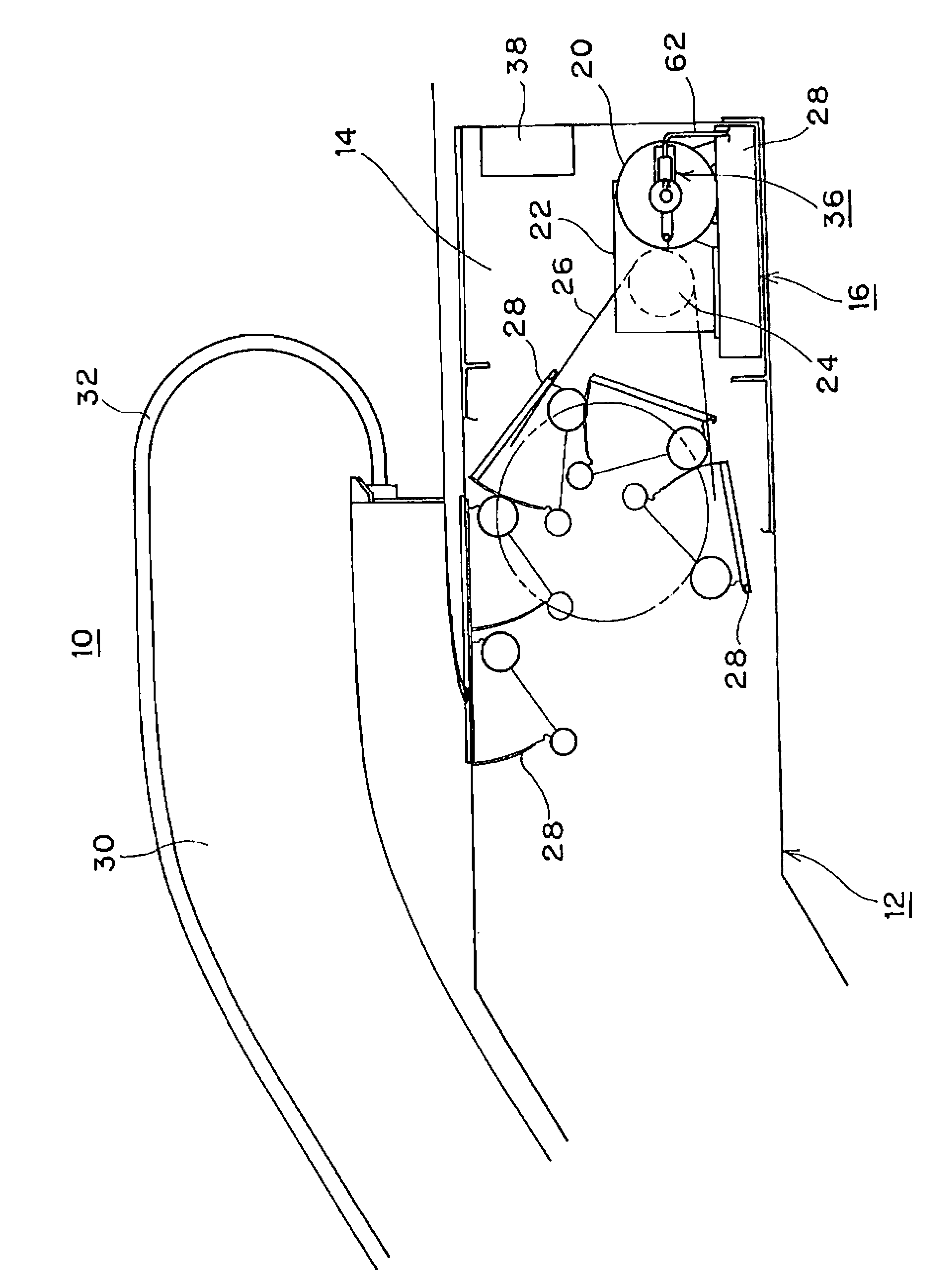 Passenger conveying machine