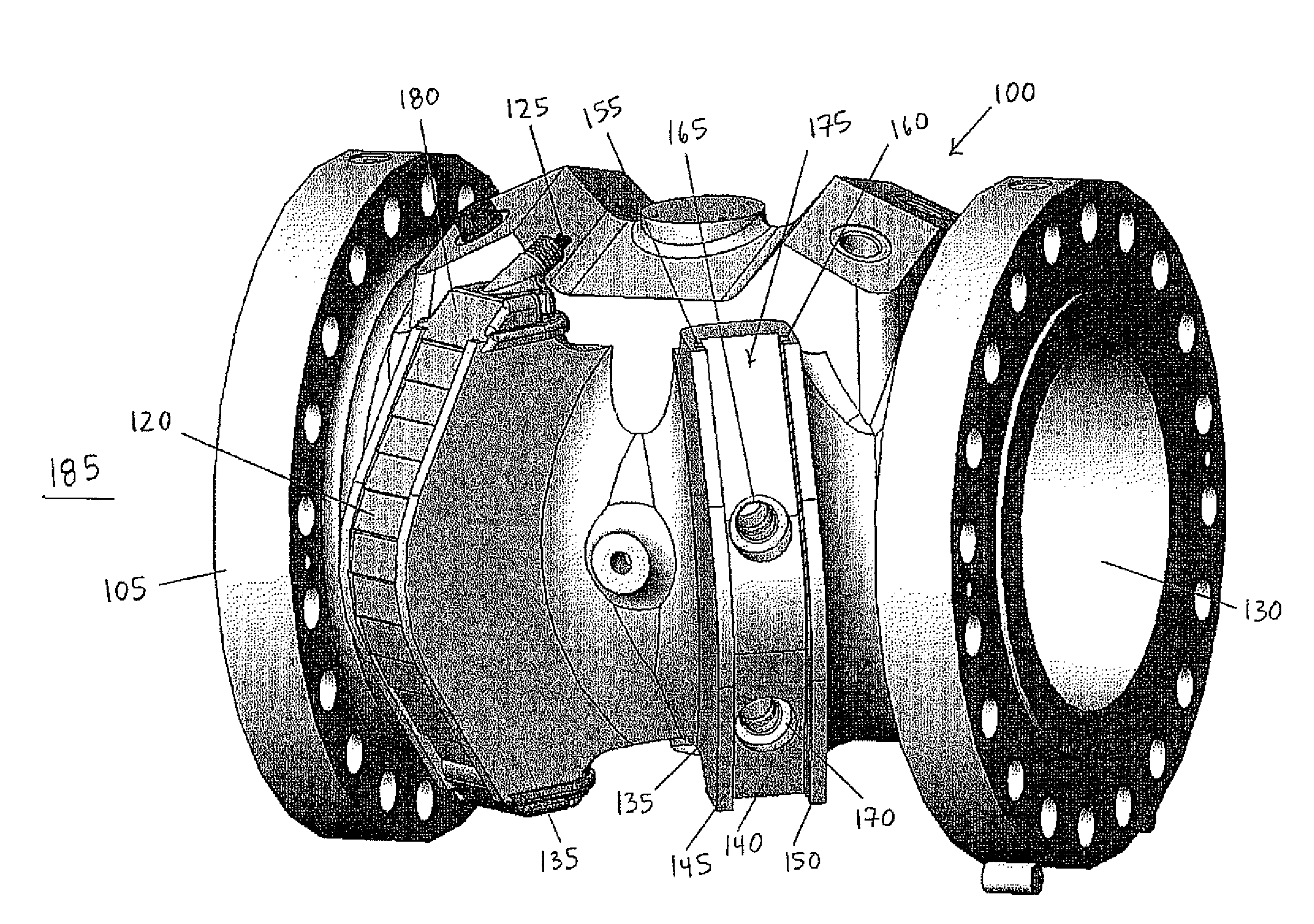 Cable Cover for an Ultrasonic Flow Meter