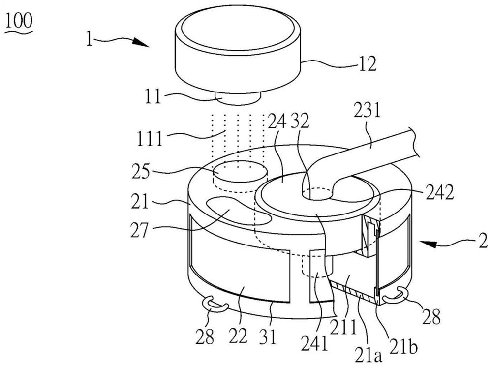 Device for draining lymph fluid to veins