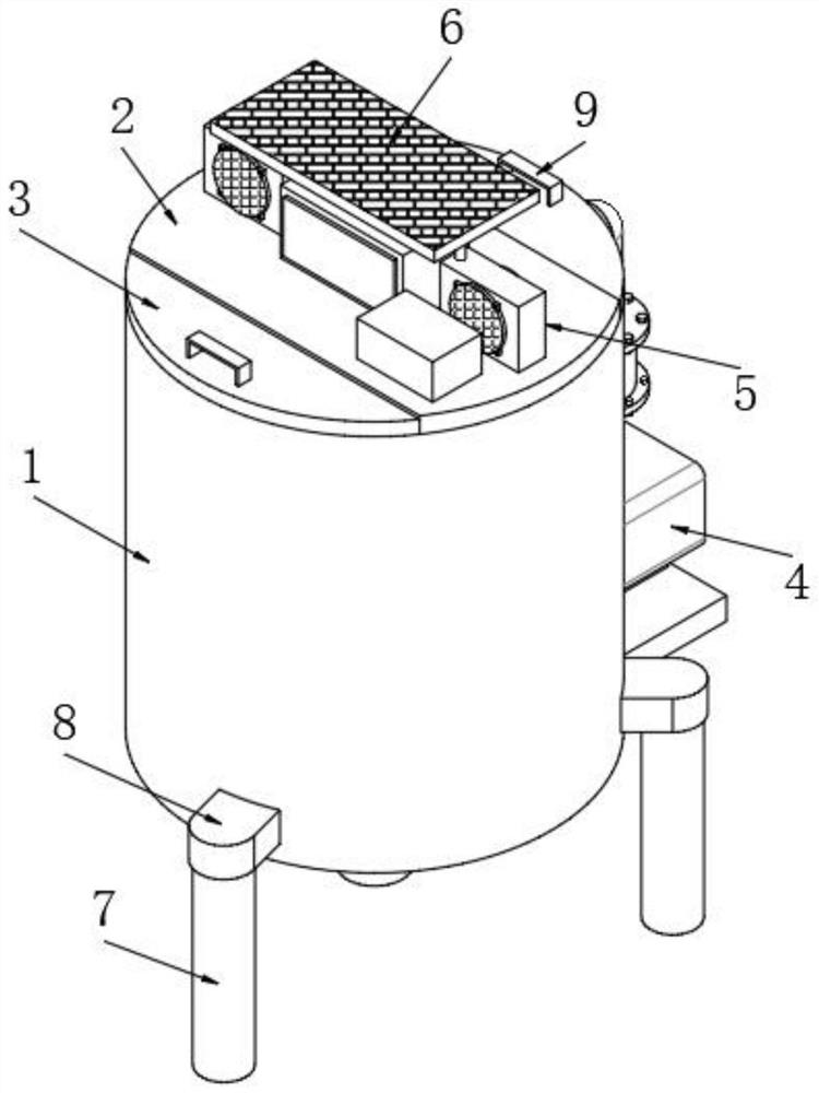 Suspended electrode electrochemical oxidation water treatment device