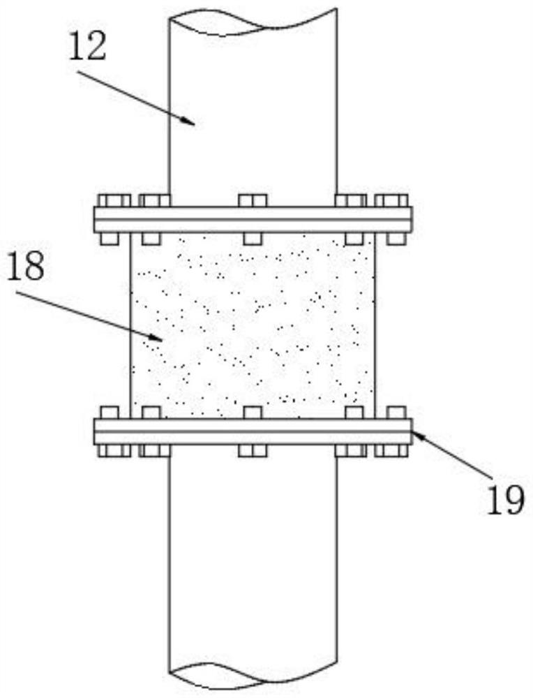 Suspended electrode electrochemical oxidation water treatment device