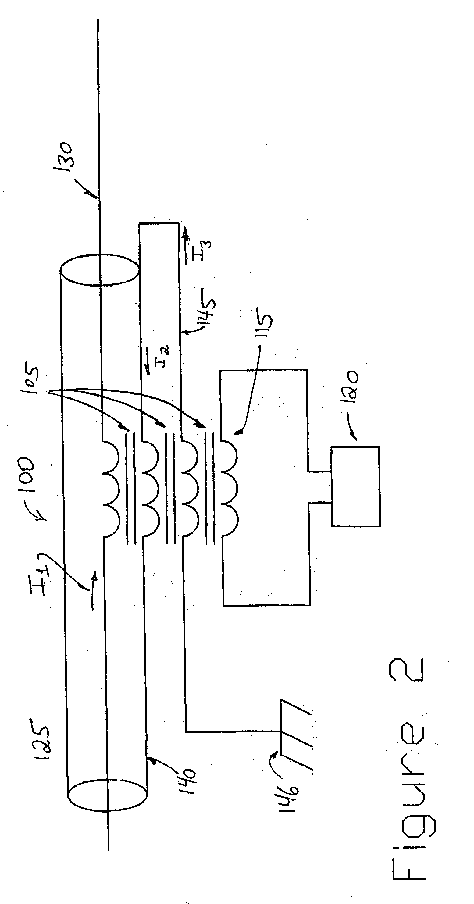 Arrangement of an inductive coupler for power line communications