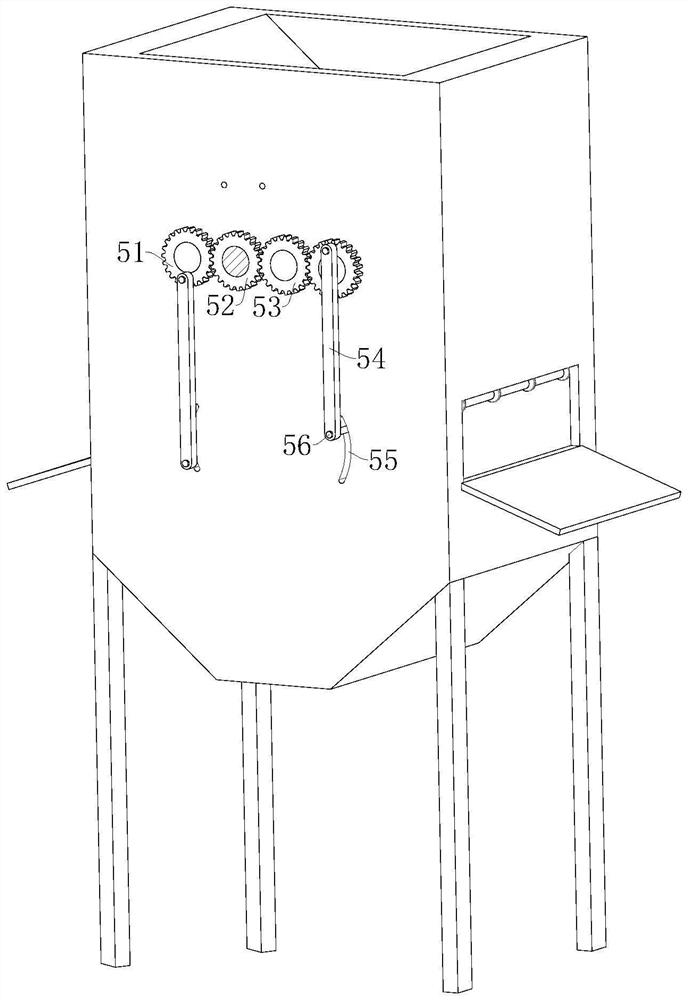 Adjusting and screening type underground coal gangue separating device