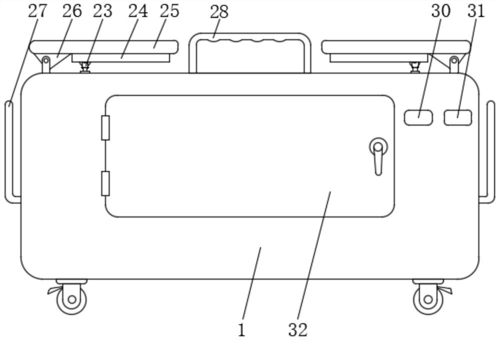 Demonstration device for informatization teaching of building construction process