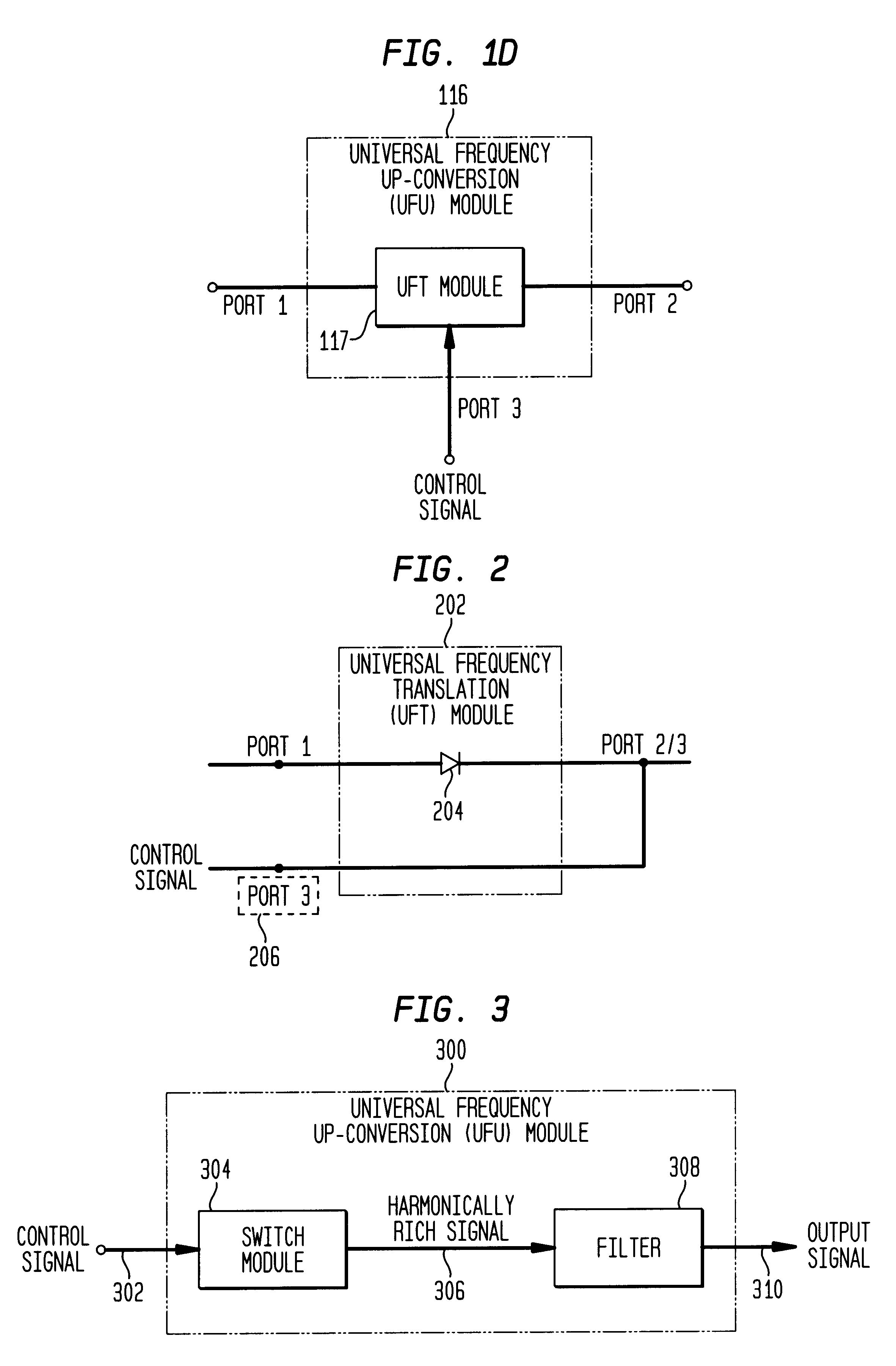 DC offset, re-radiation, and I/Q solutions using universal frequency translation technology