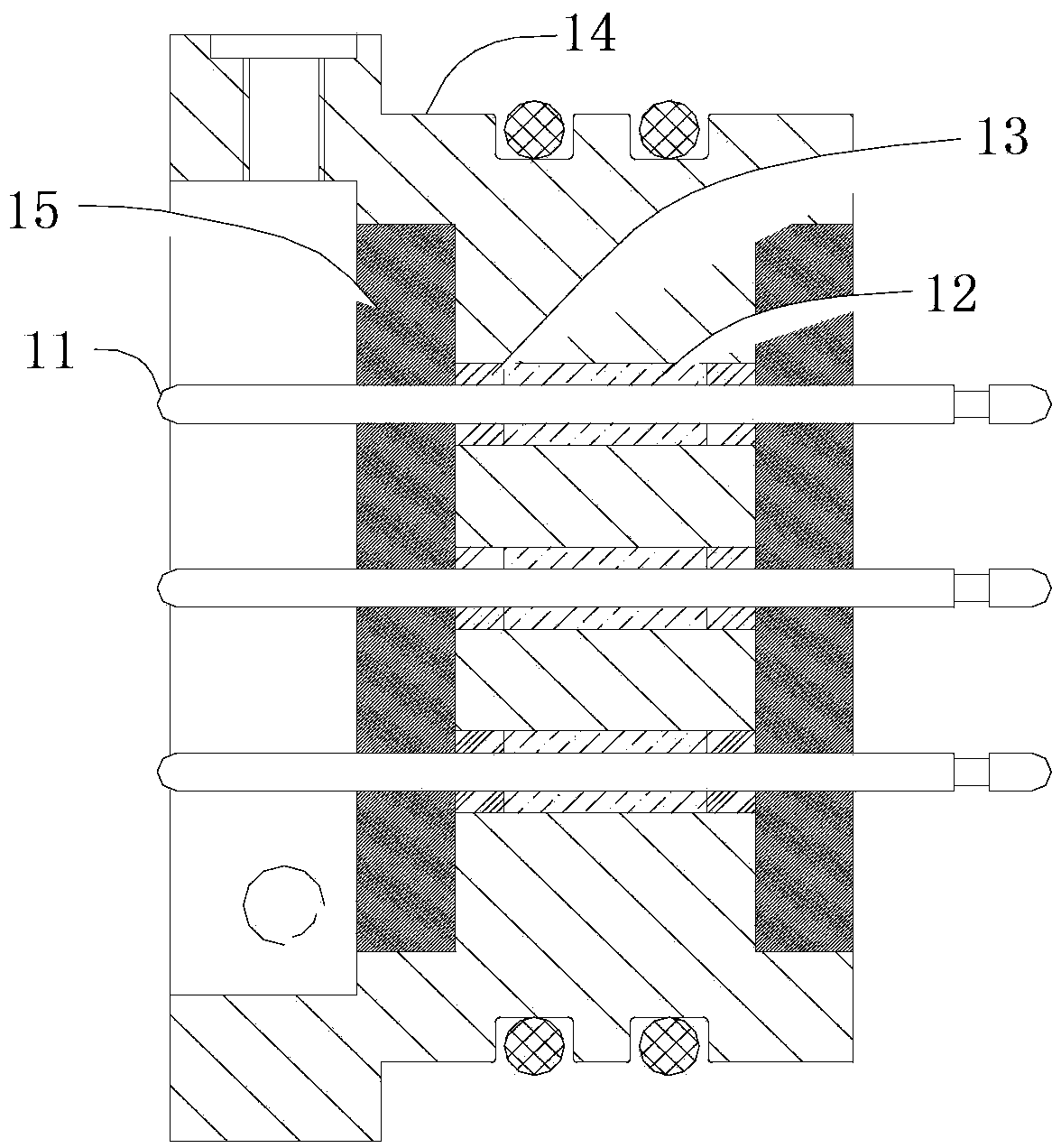 Glass sintered high temperature and high pressure sealing electric connector