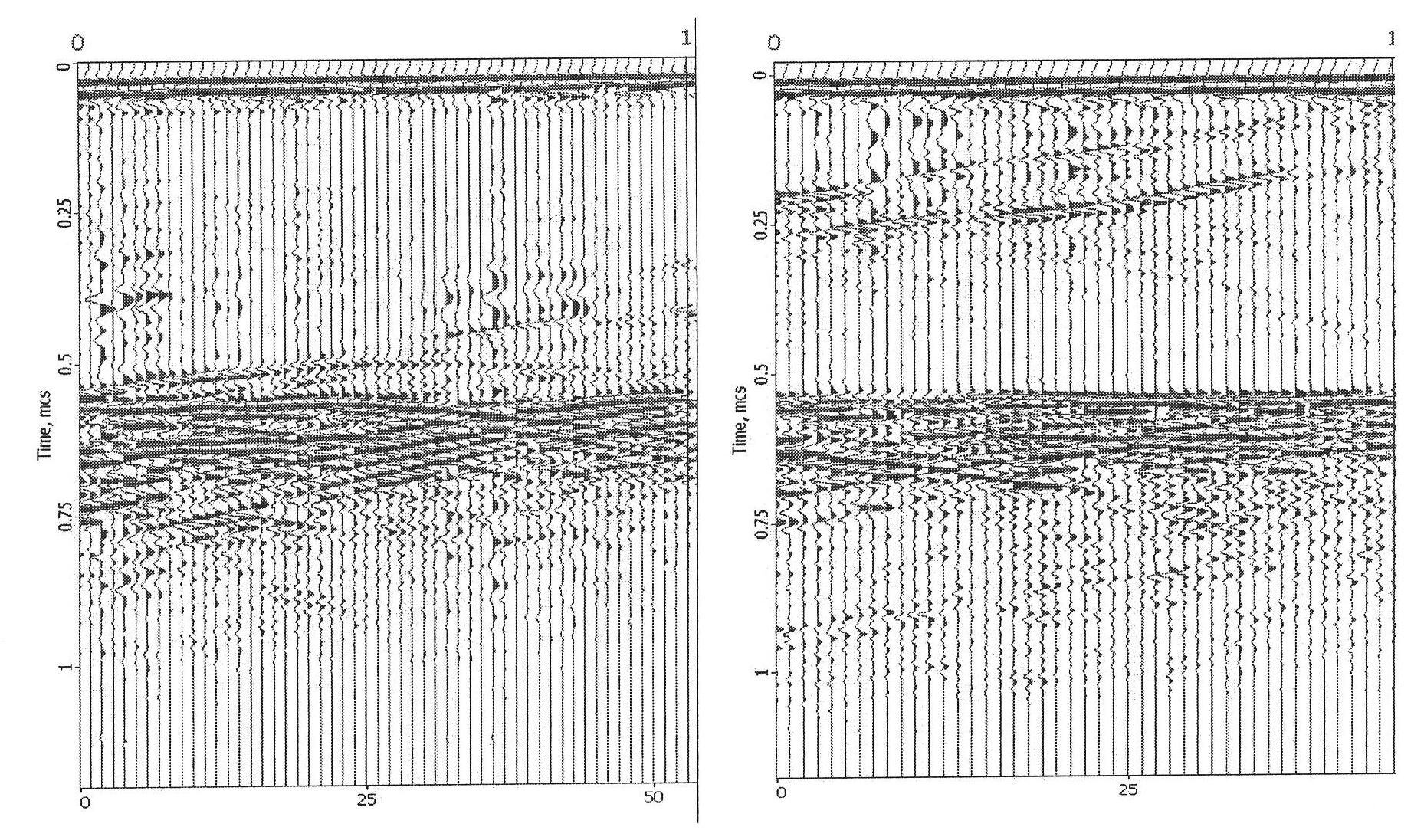 Radar detection method for occurrence of geological structure surface