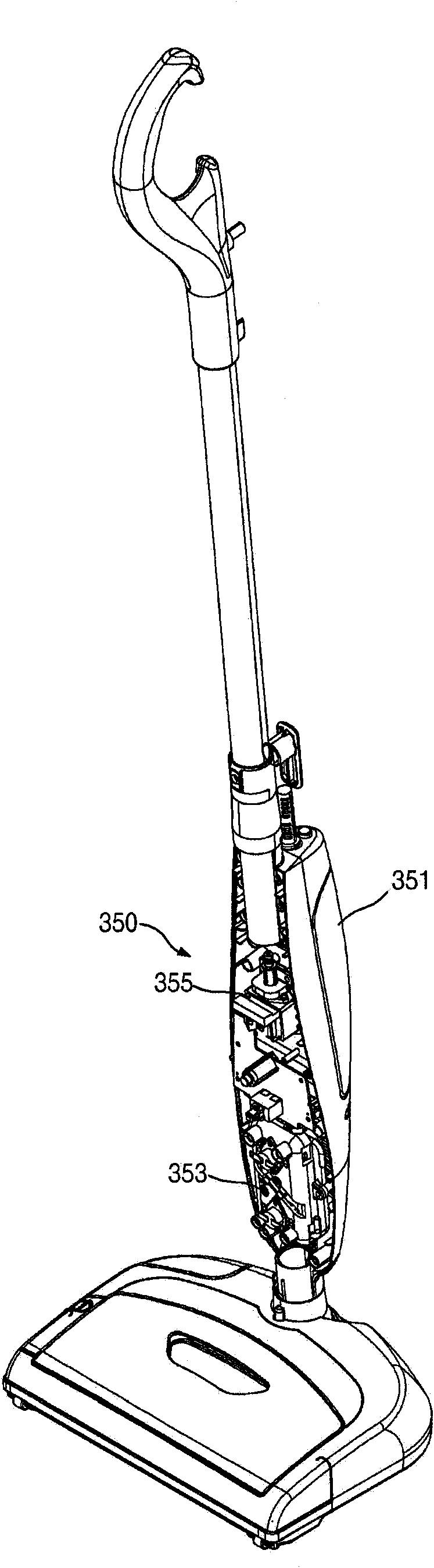 Rotary brush for floor cleaner and base assembly of floor cleaner using the rotary brush