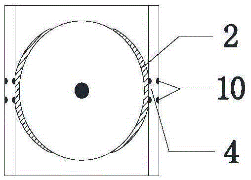 Heat management system and method of cylindrical battery pack