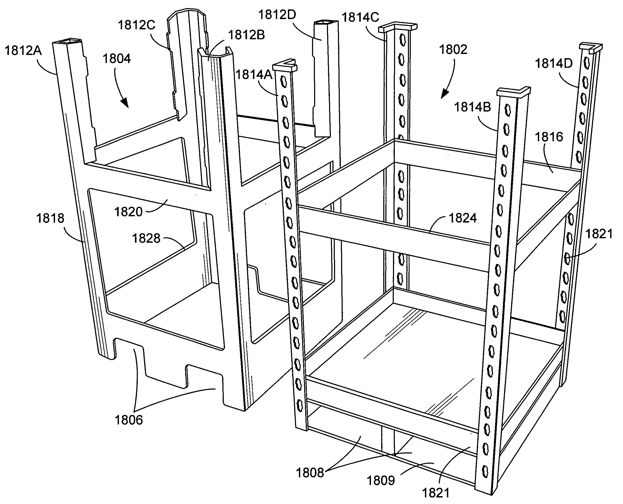 Shelf assembly display jacket