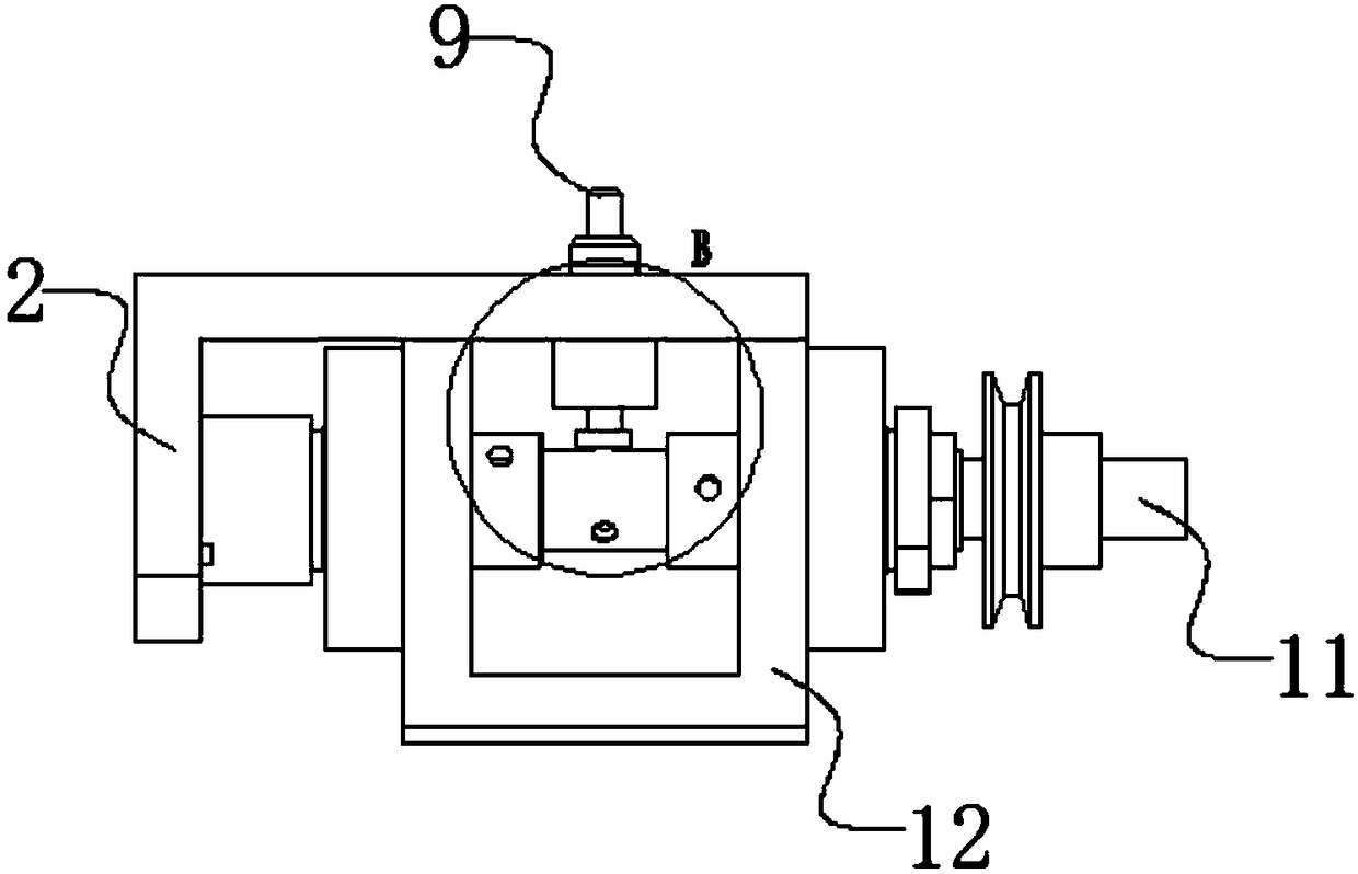 Fixing device used in windmill rotating table