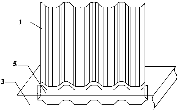 Steel-concrete joint waterstop of corrugated steel web plate composite girder bridge