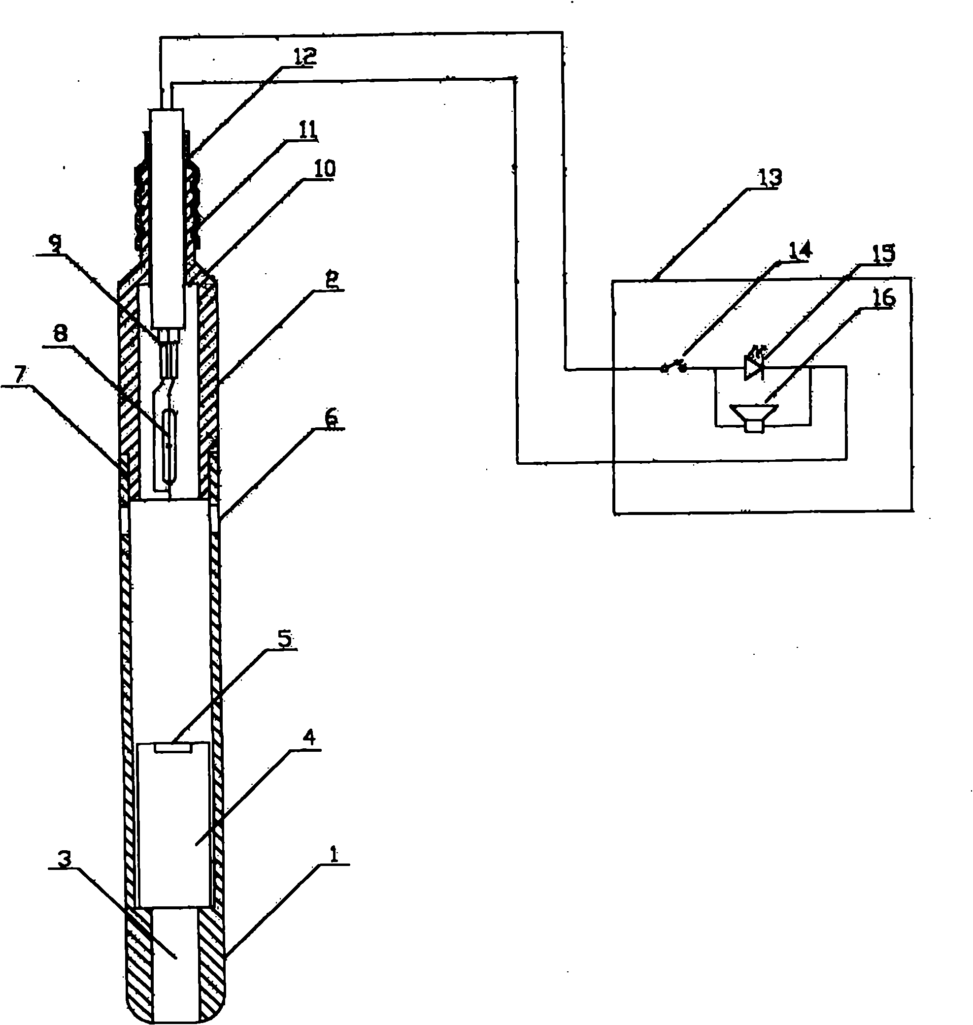 Portable water level gauge