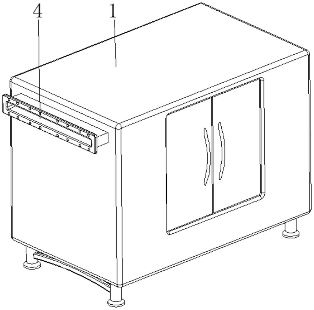 Production process of mildewproof and stain-resistant polyester fabric