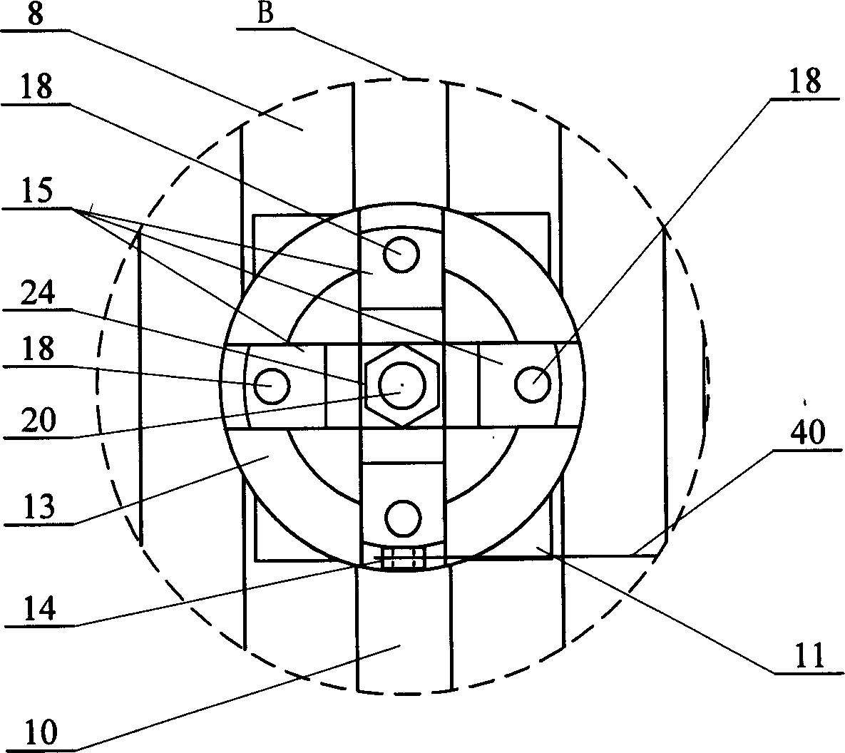 Simulator for friction force between denture groove and correction string