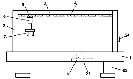 Plastic tube bending device