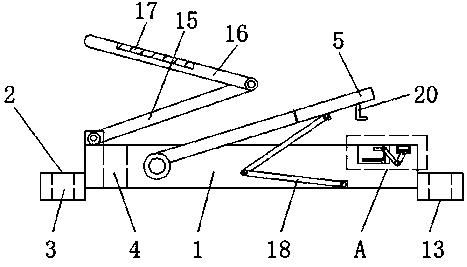 Anti-lost parking rack for shared bicycles