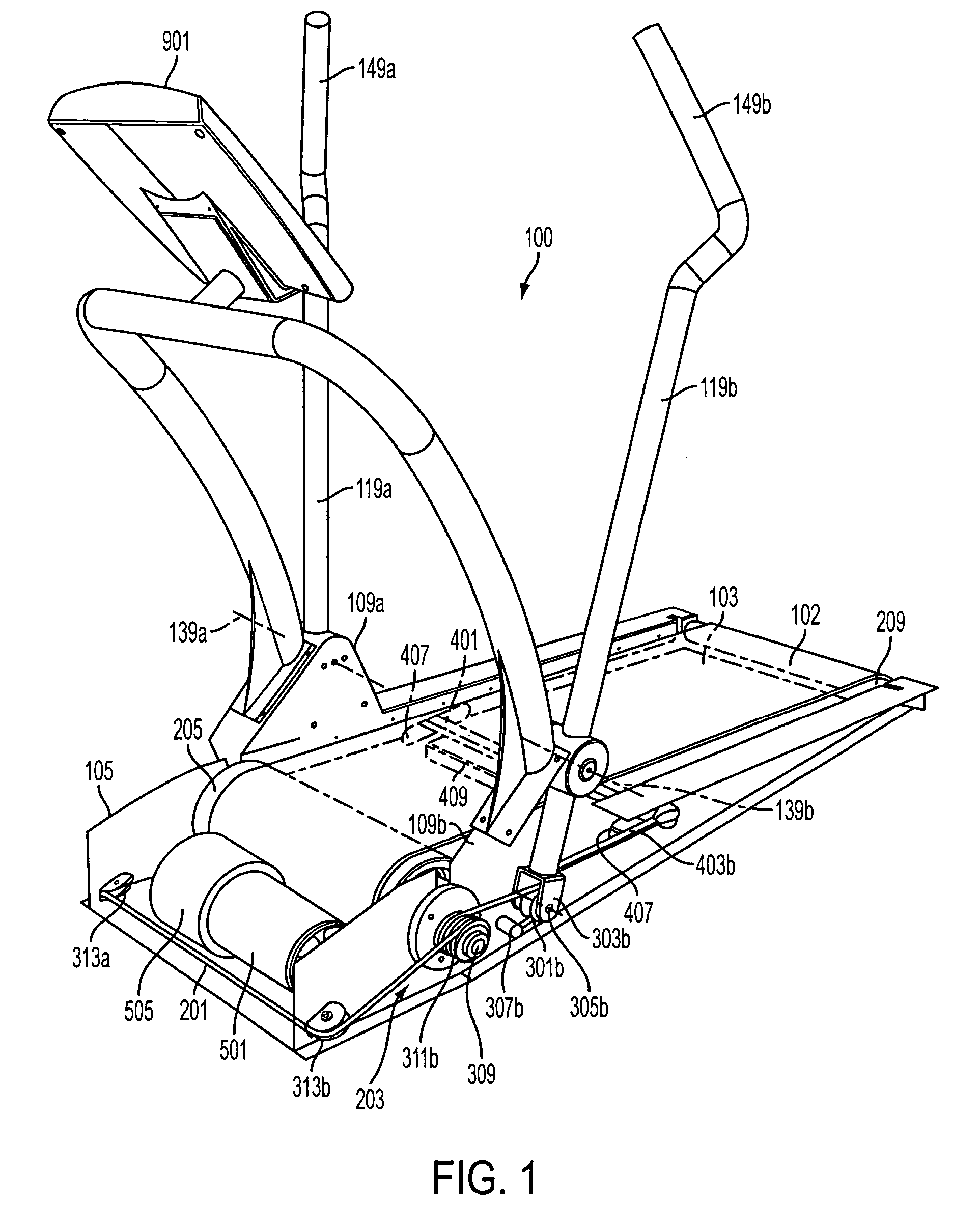 Power assisted arm driven treadmill