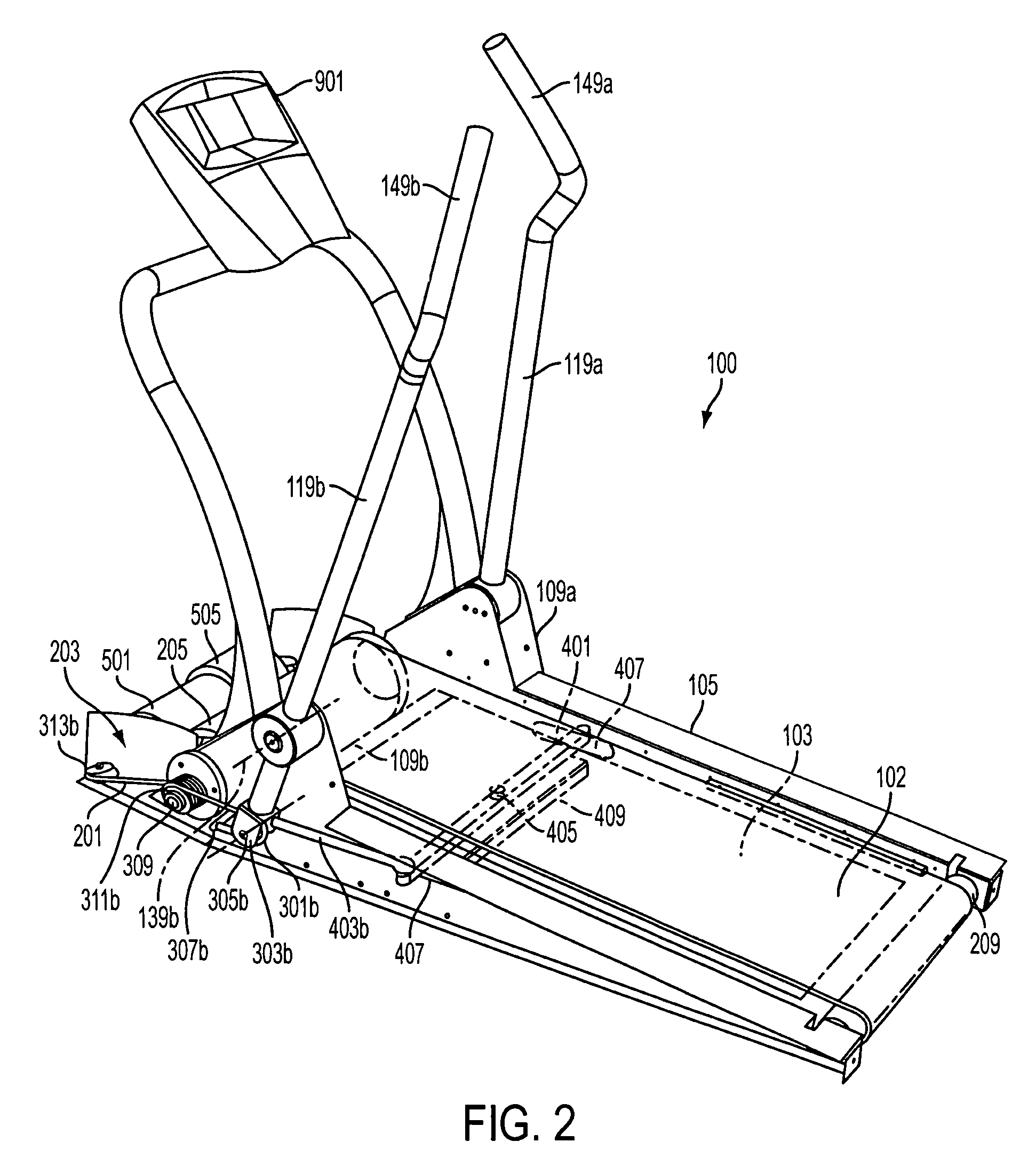 Power assisted arm driven treadmill