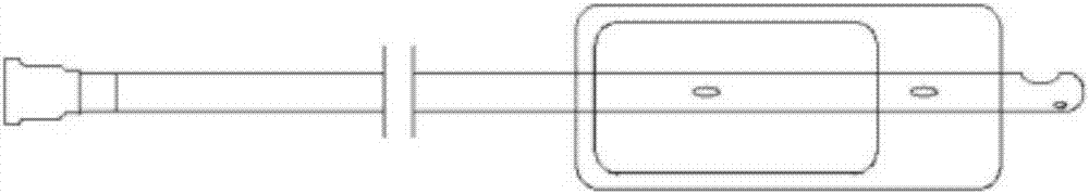 Use method of composite columnar water bag prostate hyperplasia dilation catheter