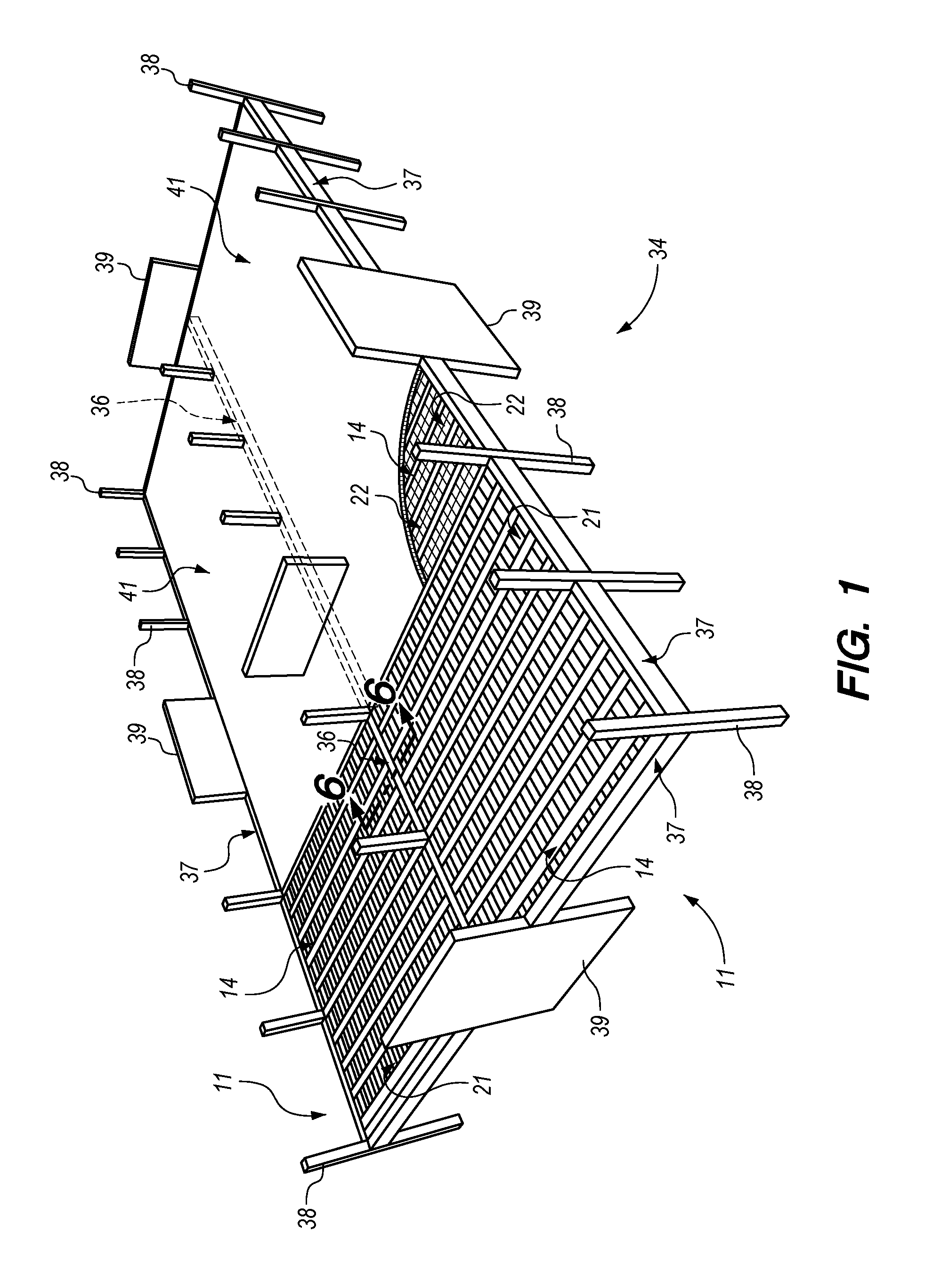 Integrated access floor system