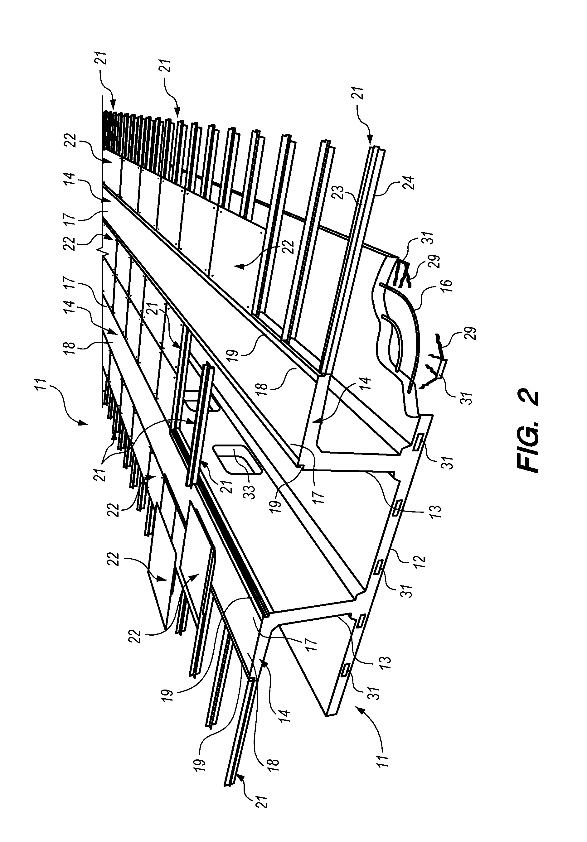 Integrated access floor system