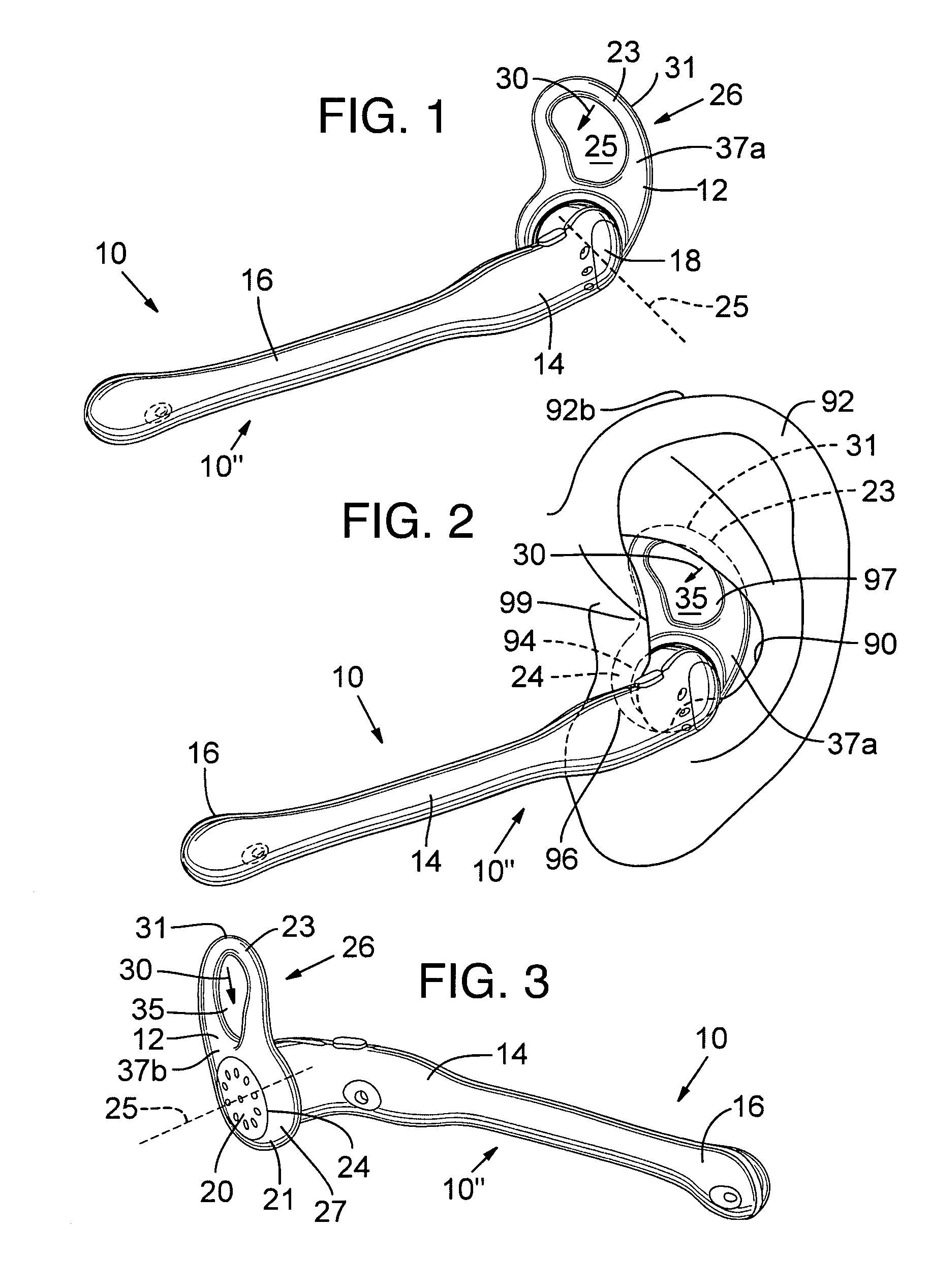 Antihelix-conforming ear-mount for personal audio-set