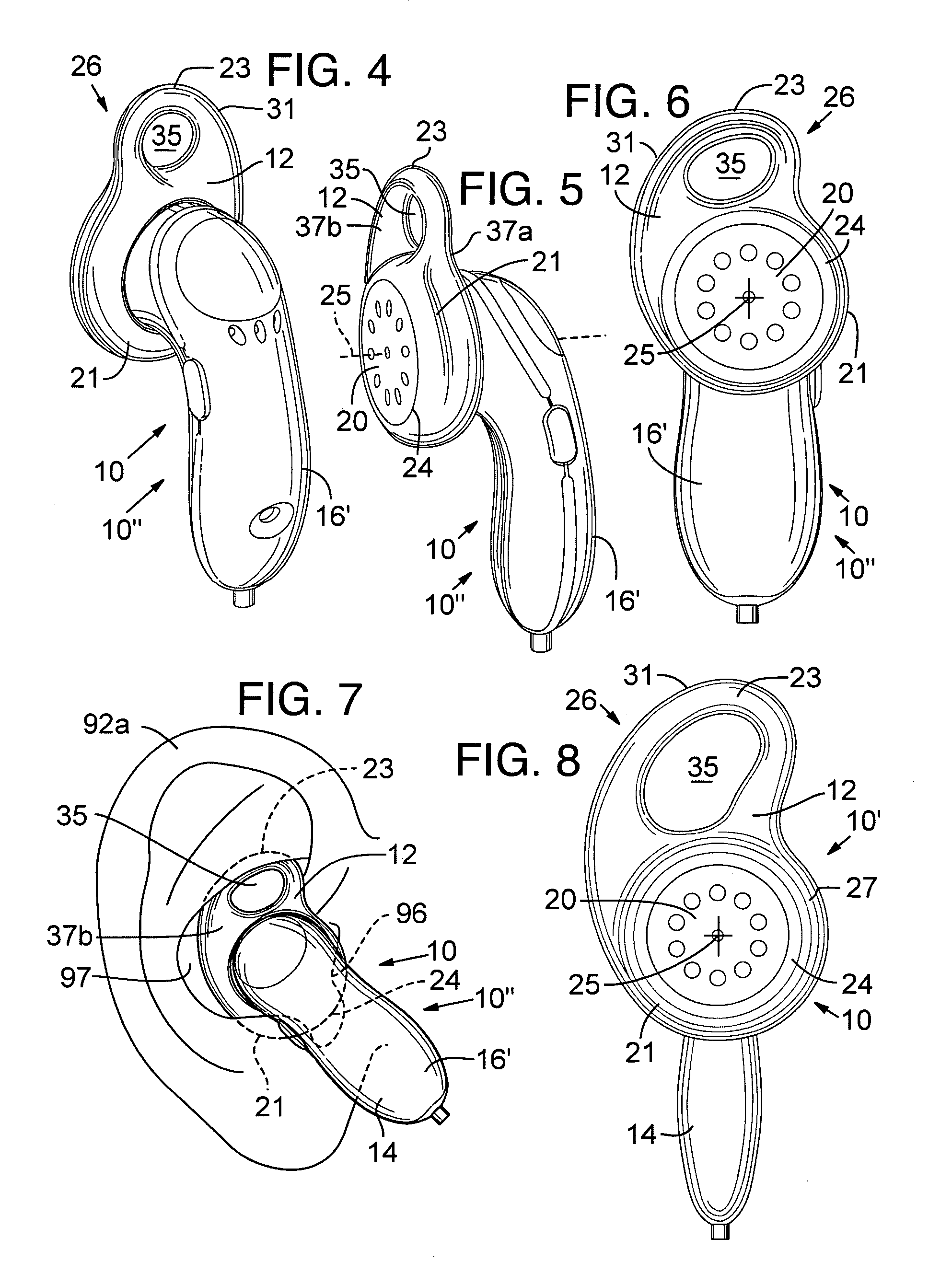 Antihelix-conforming ear-mount for personal audio-set