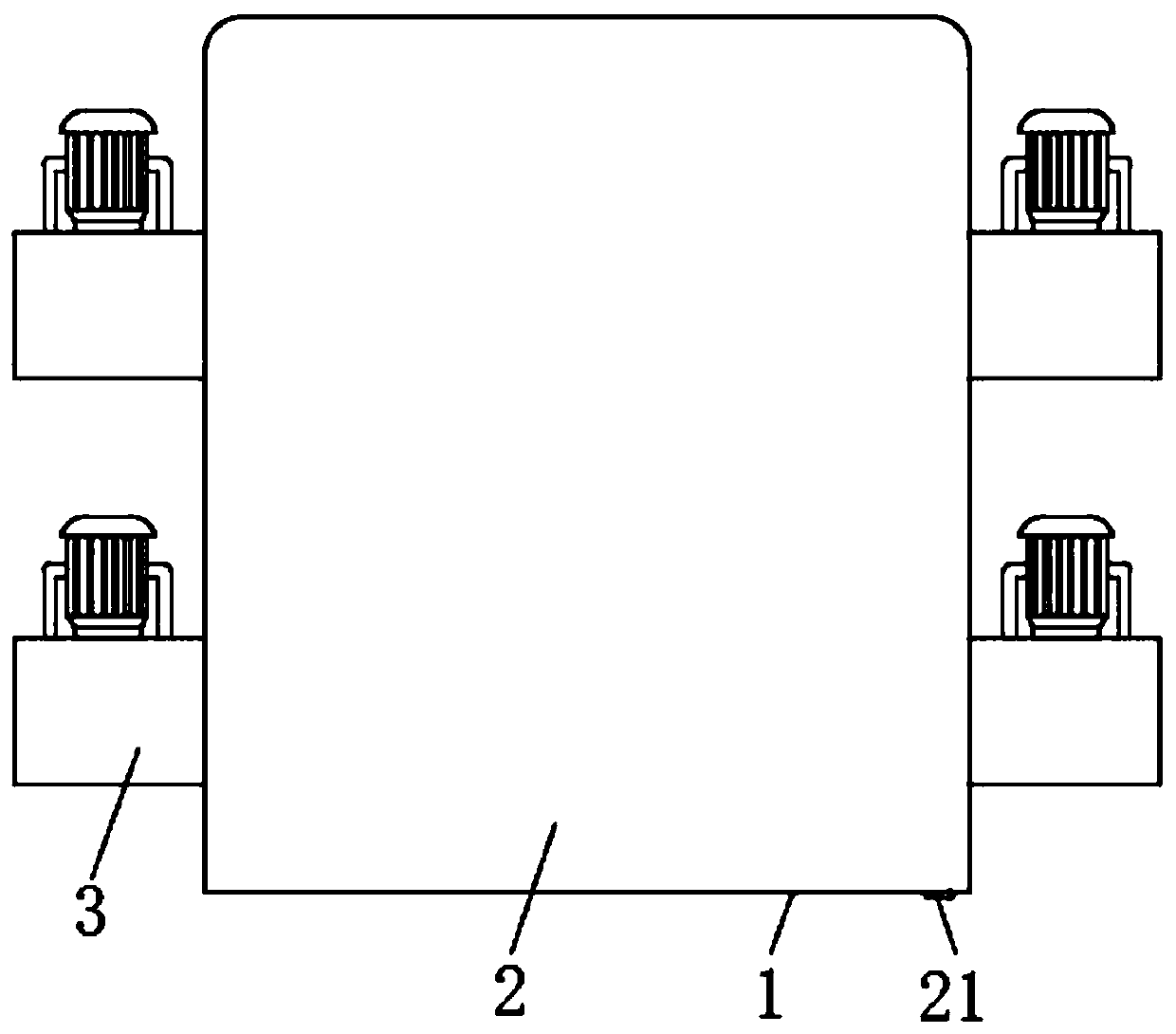 Distributed leg and foot cramp physiotherapy device