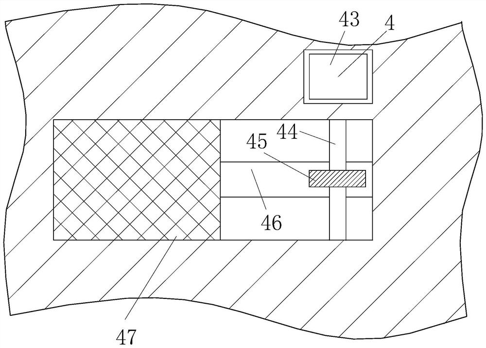 Horizontal pushing type garbage compression equipment