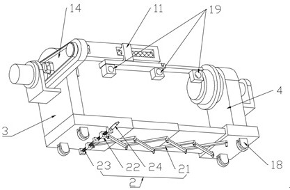 Lightning protection detection automatic take-up device for construction engineering