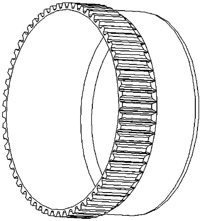 Preparation method of cup-shaped flexible wheel and device thereof