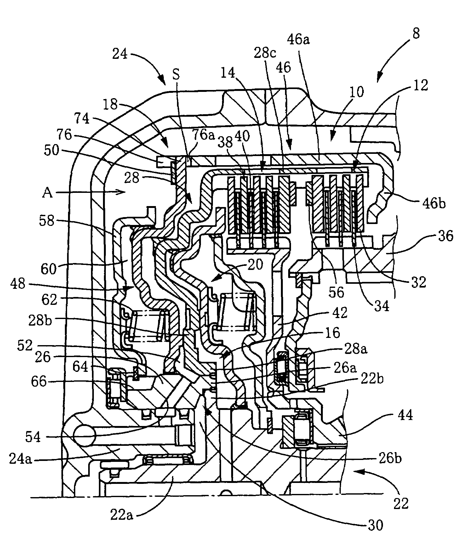 Piston for automatic transmission