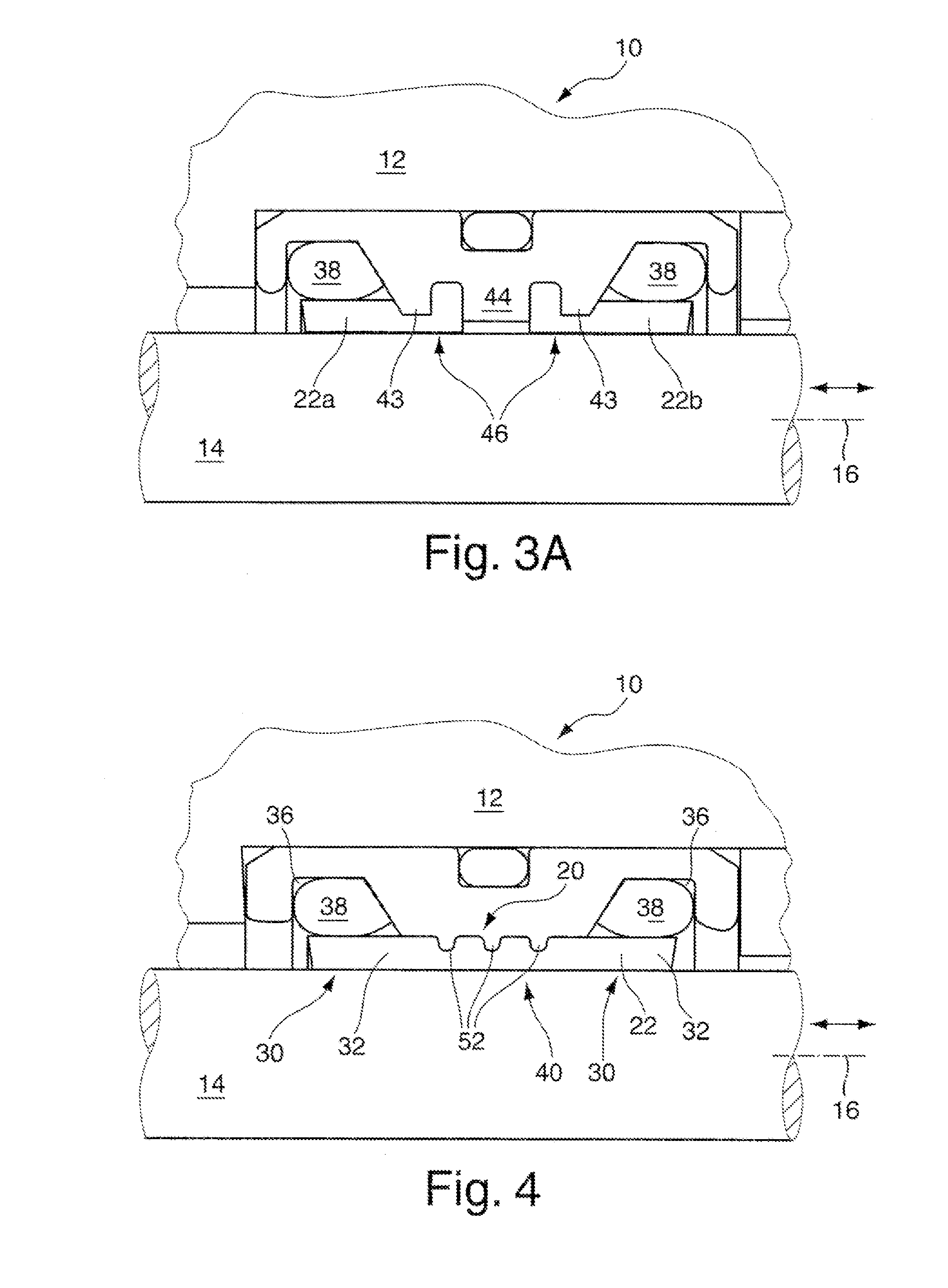 Sealing arrangment and method for the production thereof