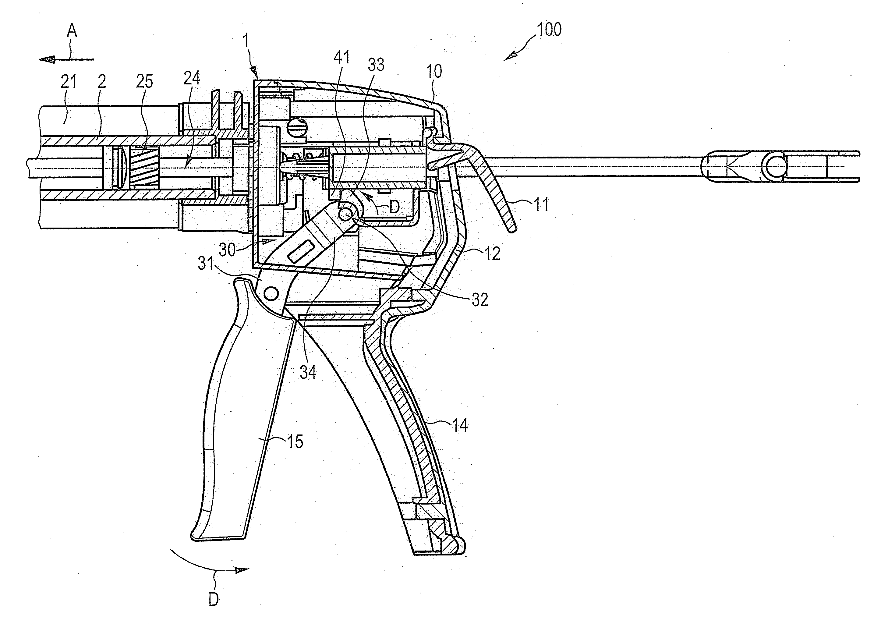 Extrusion device