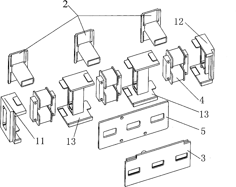 Electronic release bracket of electronic low pressure circuit breaker