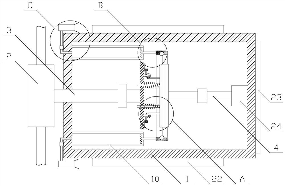 A cooling type wind power generation equipment with speed limiting function