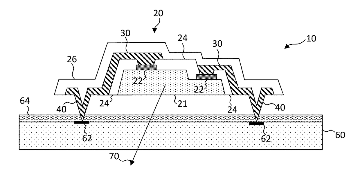 Micro-transfer printable electronic component