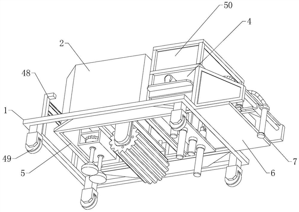 A portable ice-breaking and snow-removing device for municipal roads