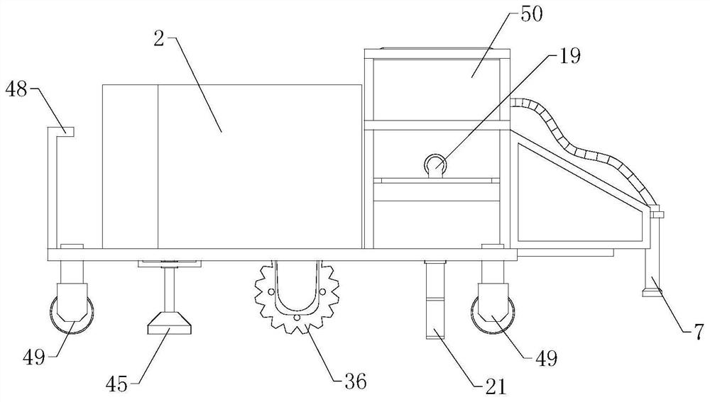 A portable ice-breaking and snow-removing device for municipal roads