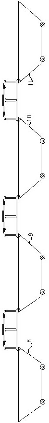 Disposable mine collector of marshalling mine car and use method of disposable mine collector