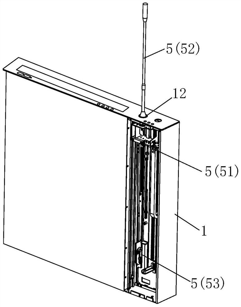 Automatic microphone extending and retracting device