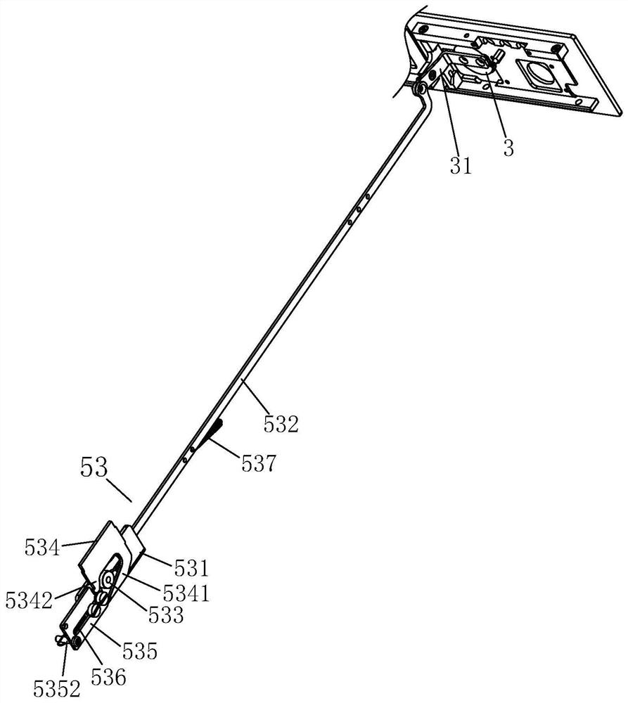 Automatic microphone extending and retracting device