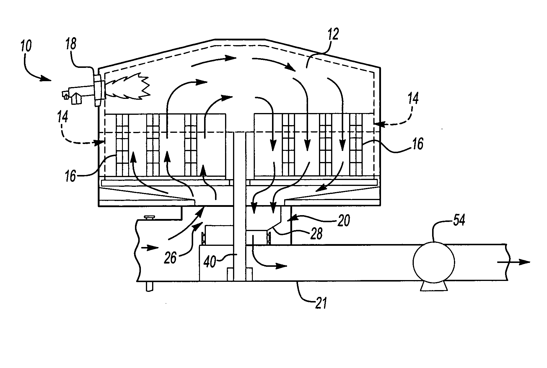 Online bakeout of regenerative oxidizers