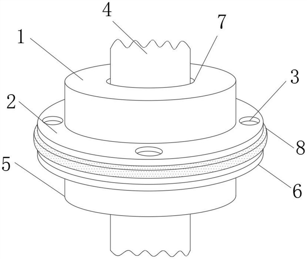 Sealing ring for polyferric sulfate reaction kettle and working method