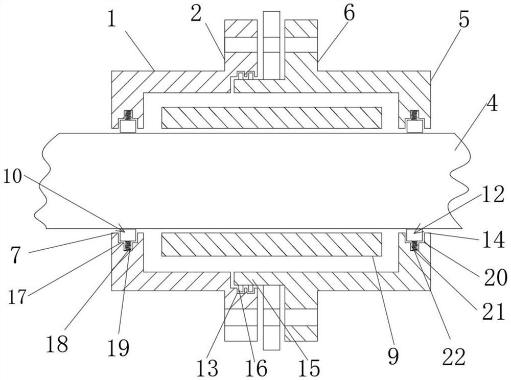 Sealing ring for polyferric sulfate reaction kettle and working method